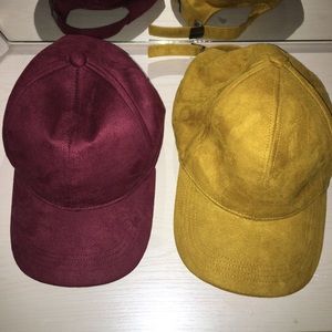 Burgundy and Yellow Hat